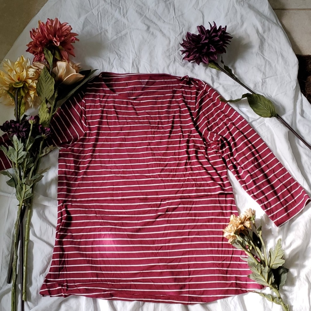 Gap Maternity 3/4 sleeve nursing top NWT!